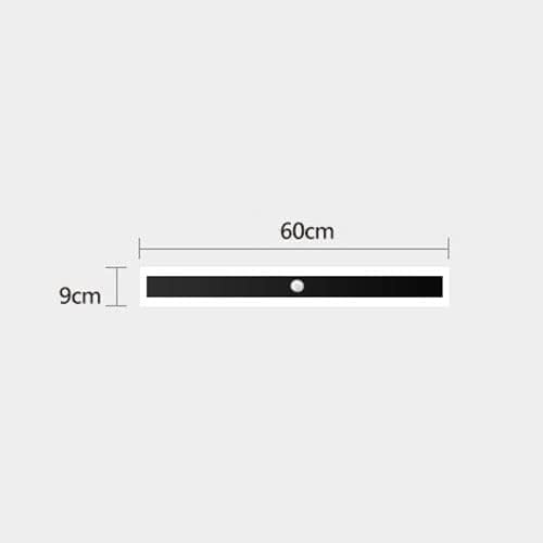 Minimalist Linear LED Motion Sensor Wall Sconce, Human Body Activated Long Strip s - Indoor Bedside Lamps for Hallway, Bedroom, Indoor Lighting Fixture