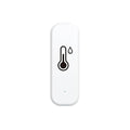 Zigbee Temperature and Humidity Sensor, Wireless Thermometer for Home Automation, Remote Monitoring, Compatible with Hub/Gateway Devices with Zigbee Hub Built-in