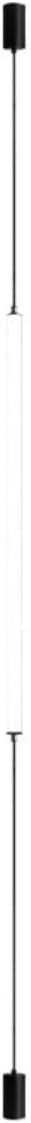 White Linear Pendant Floor to Ceiling Lamp Modern Minimalist Bedside Pendant Light Long Strip LED Hanging Lamp for Bedroom Living Room Corner - Hardwierd