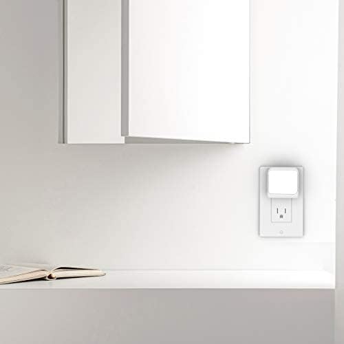 Solatec Plug-in Led Night Light with Auto Dusk to Dawn Sensor,Adjustable Brightness and Color, Warm White,Cool White Lights for Bathroom,Hallway,Bedroom, Kids Room, Kitchen, Stairway (8)