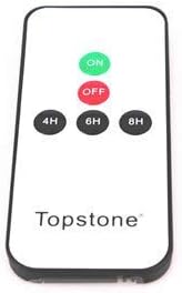 Topstone Color Changing LED Electronic Flameless Candles with Remote Control – 7 Auto-Rotating Colors, Battery Operated, 400+ Hours,Perfect for Home Decor, Halloween, Christmas, Wedding & Party