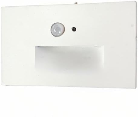 Ciata LED Indoor & Outdoor Motion Sensor Lights - Deck & Stair Lights with PIR Motion & Dusk to Dawn Sensor - White