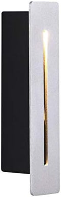 Modern 3W LED Wall Light Fixture Flush Mount Lamp Step Stair Lighting Hotel Corridor Silver