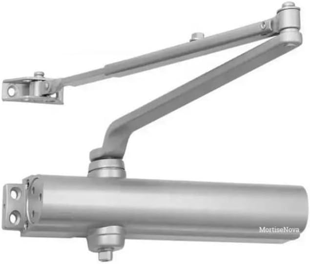 Commercial Door Closer Grade 1 Hydraulic Extra Heavy Duty Self-Closing Adjustable Size 1–6 ADA Compliant ANSI/BHMA Certified UL Fire-Rated (MN9001 - Heavy Duty Door Closer)