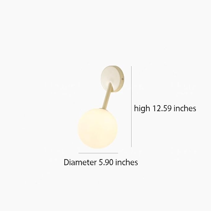 Minimalism Bedroom Corridor Living Room TV Backdrop Wall Lamp Modern Minimalism Creative Round Ball Study Hallway Stairs Atmosphere Lighting