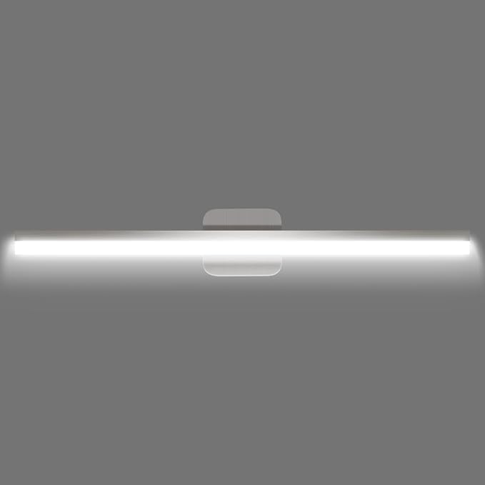 Yarra-Decor 24-inch LED Bathroom Vanity Light Bar,Vanity Lighting Fixtures for Mirror Illumination,Indoor Daylight White Wall Light 6000K (Nickel)