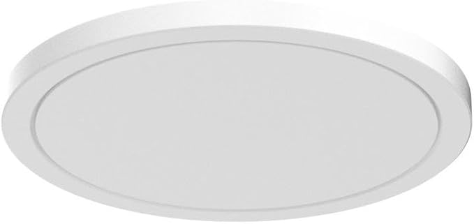 BLNAN LED Flush Mount Ceiling Light, 9 Inch 18W 3000K/4000K/5000K Hardwire Light Fixture, Ultra Thin Round White Lamp for Kitchen Porch Bedroom Hallway Stairwell Basement, Non-dimmable 1 Pack
