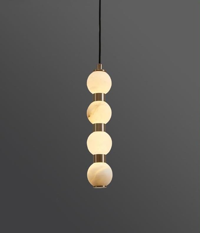Pendant Lights, Modern Home Decor led Lights Pendant Light Lamps forstaircase Chandeliers for Living Room Hanging Indoor Lighting(Black 4 Head,RC Remote dimming)