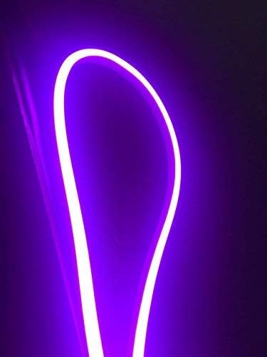 US Stock 110V Beautiful Violet Flexible LED Neon Rope Light Strip Waterproof Neon LED Rope Lighting Wedding Christmas Party Home Decor Indoor Outdoor Room Decor Lighting