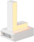 LED Magnetic Letter L, H 3.7" Light with Touch Control, White, Dimmable, Warm White 3000K
