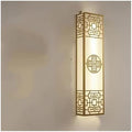 Chinese Zen Style Strip Wall Lamp - Elegant Bedroom & Living Room Lighting, Modern Background Wall Bedside Fixture, Soft Glow Decorative Light for Tranquil Atmosphere