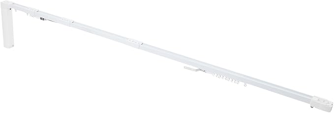 Electric Curtain Track, Retractable Motorized Curtains Rod From 2.16-6.2m/7-20ft, Automatic Curtain Opener w/Smart/Manual Control, Smart Curtains System for I-Rrail and U-Rail (For 7-20ft)