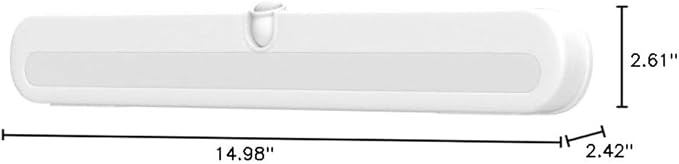 T01L LED Closet Light - BLS Super Bright 20 LED Under Cabinet Lighting Battery Powered/DC Input Wireless Motion Sensing Light, Auto On Off Switch, Motion Sensor & Light Sensor, 2 Pack