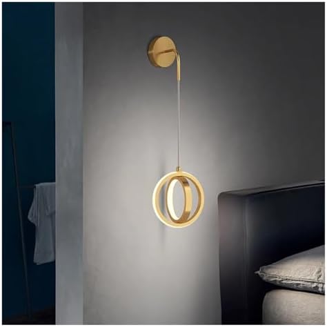 Modern Minimalist LED Wall Sconce - Stylish Indoor Decor for Living Room, Bedroom & Bedside - Contemporary Background Lighting Fixture, Ideal for Home Ambiance