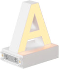 Light Up LED Letter A, H 3.7" Light with Touch Control, Event Display Letters, Marquee Letter Warm White 3000K