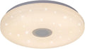 HANTANG RGB Ceiling Light with BT Speaker, 42W 14Inch Smart Music Lights Colorful Dimmable with APP and Remote Control, Color Changing Led Light Fixture Flush Mount for Bathroom Shower Bedroom