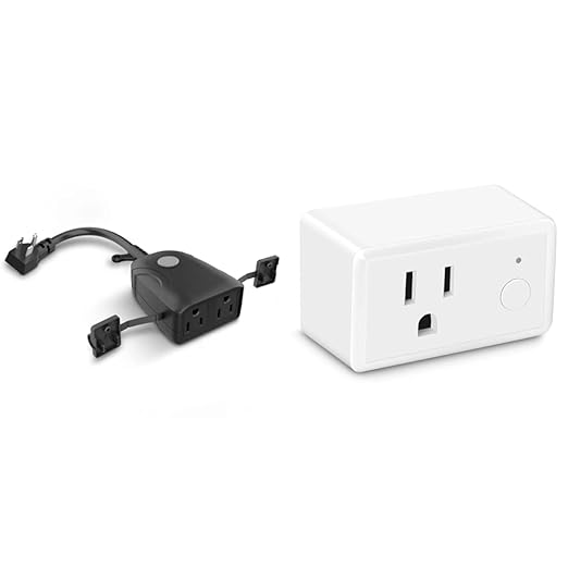 Feit Electric Smart Outdoor WiFi Plug, Waterproof & Compatible with Alexa & Google Home, No Hub Required, 2.4 GHz Network Only, White