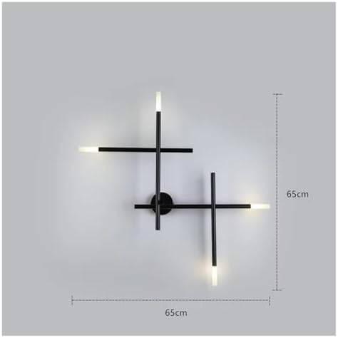 Minimalist LED Wall Lamp for Living Room & Bedroom - Simple Line Sconces for Home Decor, Stylish Background Lighting, Modern Bedside Wall Light, Ele Wall Fixture