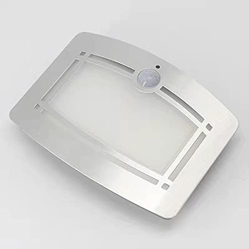 Dexin Wall Lamplight Sconce, DEXIN Aluminum 10 LED Motion Sensor Sconce Battery Powered Adjustable Brightness,Stick-on Anywhere Warmwhite