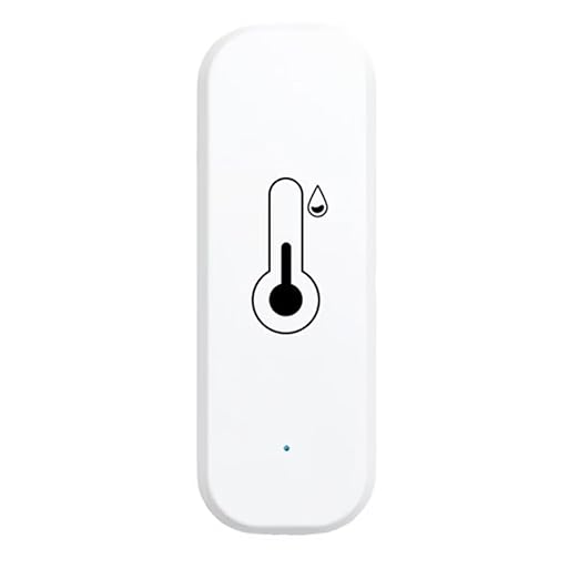 WiFi & Bluetooth Temperature and Humidity Sensor,No Hub Required,Compatible with Alexa and Google Home,for Home, Baby Rooms,Greenhouses Accessories, Garages, Office 1Pack(No Include Battery)