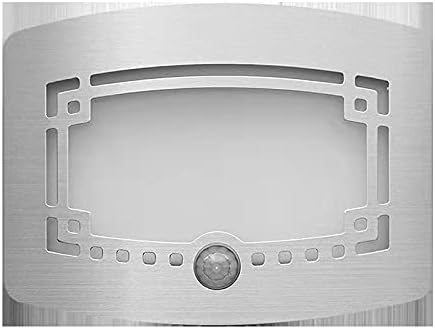 Dexin Wall Lamplight Sconce, DEXIN Aluminum 10 LED Motion Sensor Sconce Battery Powered Adjustable Brightness,Stick-on Anywhere Warmwhite