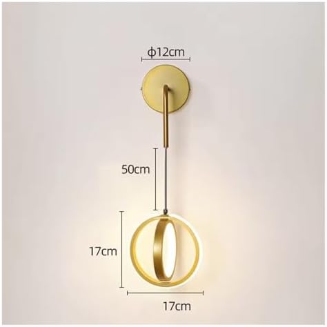 Modern Minimalist LED Wall Sconce - Stylish Indoor Decor for Living Room, Bedroom & Bedside - Contemporary Background Lighting Fixture, Ideal for Home Ambiance