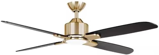 LYTIO Chelia 56 in. Indoor Gold LED Ceiling Fan with Reversible Blades and Color Changing Technology, Integrated LED