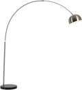 Corner Floor Lamp Modern Simple Floor Lamp Nordic Living Room Office Marble Decorative Stainless Steel Lamps Ambient Reading(Medium)