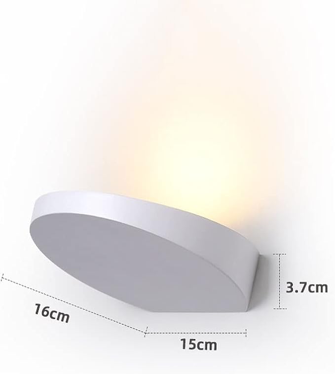 Set of 2 Warm White 3000K LED Stair Lights - 5W Indoor Wall Sconces for Living Room, Bedroom, Bedside - Art Gallery Picture e Lighting