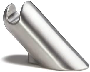 Craighill Eyewear Stand - Modern Glasses Holder for Nightstand & Desk, Minimalist Stand for Eyeglasses, Elegant & Practical, Solid Metal, 3” - Stainless Steel