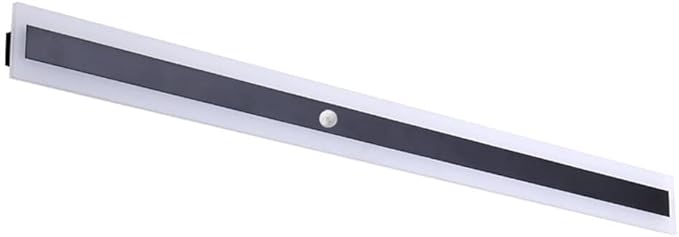 Minimalist Linear LED Sensor Wall Light, Human Body Motion Activated Long Strip Wall Sconce s - Indoor Bedside Lamps for Hallway, Bedroom, Indoor Lighting Fixture