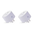 Zigbee Smart Plug, Easy Setup, Work with SmartThings/Google Home, Voice Control with Alexa,10A, Hub Required, Pack of 2