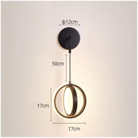 Modern Minimalist LED Wall Sconce - Stylish Indoor Decor for Living Room, Bedroom, and Bedside - Elegant Background Lighting for Home Ambiance