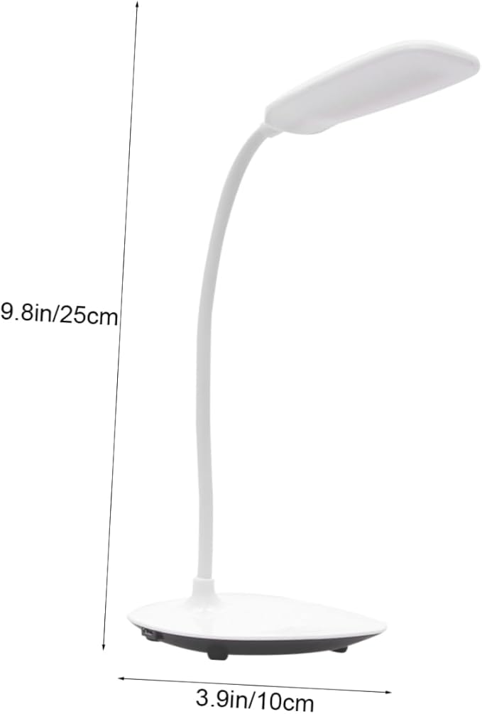 Homoyoyo Adjustable Eye Protection Led Desk Lamp Touch Control Folding Design for Reading and Work Multi-dimming Portable White Light for Home and Office Use