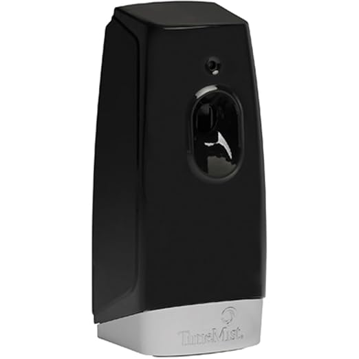 Timemist Settings Air Freshener Dispenser, Black