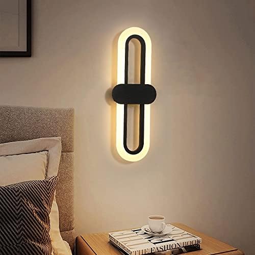 Bedroom Bedside Modern Minimalist Living Room Background Wall Led Three-Color Light-Changing Wall Lamp Simple Aisle Balcony Lamp,Wall Decorations