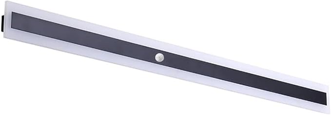 LED Motion Sensor Wall Light Strip Linear Wall Lamp, Indoor Human Body Motion Activated Sensor Wall Sconce Night Lights, Minimalist Bedroom Bedside Lamps for Hallway Oldsix-66(6000k,60cm)