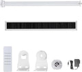 Solar Powered Motorized Roller Shade Kit for 1.5" Tube (38mm) | Rechargeable Electric Blind Motor with Remote | Wireless DIY Retrofit Driver | 2600mAh Battery (2.0 N.m Torque)