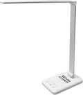 White crown LED Desk Lamp, Eye-Caring Table Lamps, Dimmable Office Lamp with USB Charging