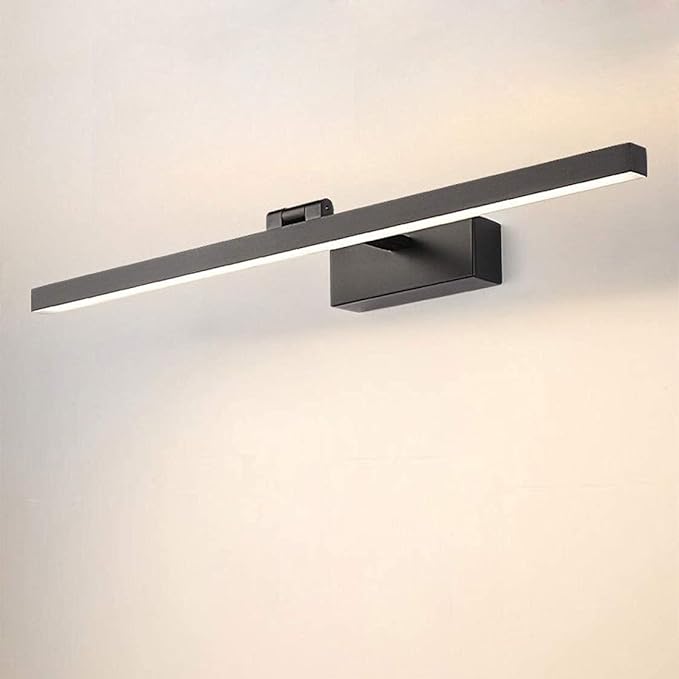 Waterproof LED Bathroom Mirror Light - 16W/70cm Adjustable Vanity Mirror Lamp with Warm Light (3000K) for Makeup and Grooming(Warm Light(3000k),14W/60cm)