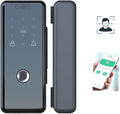 Smart Fingerprint Deadbolt Lock with App Control – 5-in-1 Keyless Entry (Fingerprint, App, Passcode, Card, Key), Tuya WiFi Smart Lock for Wooden, Metal & Framed Glass Doors