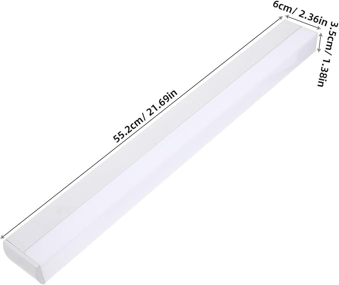 STOBOK Led Makeup Light Mirror for Bathroom Vanity Light Fixture Elegant Design Easy Installation and Modern Aesthetic for Makeup Needs