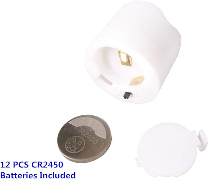 Topstone Remote Controlled Led Tea Lights,Flameless Candles with Timer,CR2450 Battery Powered Candles, Electric Votive Candle,for Festival Decoration and Wedding,Pack of 12,Warm White Light Color
