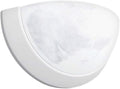Euri Lighting EIN-WL51WH-1020cec, Indoor Half Moon Sconce, 9W, 810lm, 2700K, 90+ CRI, Dimmable, E-Star, CEC (CA Compliant), JA8, Damp Rated, Lamp Included, White Housing, 10YR WTY