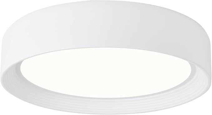 Dimmable Led Flush Mount Ceiling Light,15.75 Inch/36W/ 5CCT 3000K-6000K,Modern White Close to Ceiling Lighting Fixtures,Round Metal Ceiling Lamp for Bedroom,Living Room,Laundry Room