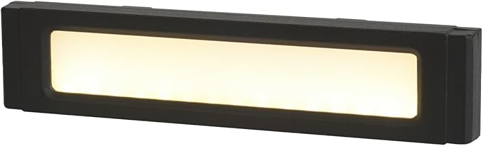 Low Voltage LED Step Lights (6.5×0.67×1.44 in) - 1.2W Die-Cast Aluminum Stair Lighting with Patent Connector, Wet Location Safe Outdoor Steps 1-Pack
