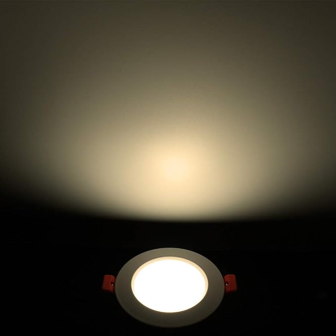 2.5 inch Dimmable LED Recessed Lighting, 5W Retrofit Downlight, 4000K Natural White, CRI 80 with LED Driver, as AC 110V Ceiling Light Fixture for Living Room, Kitchen, Bedroom, Hallway, 4 Pack