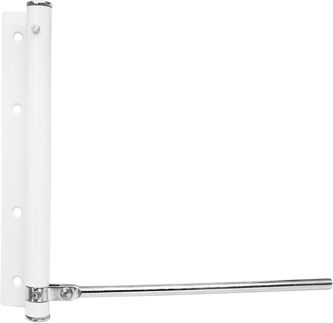 Automatic Door Closer White Spring Door Closers for Home, Stainless Steel Auto Doors Closer Self Closing Safety Screen Closers
