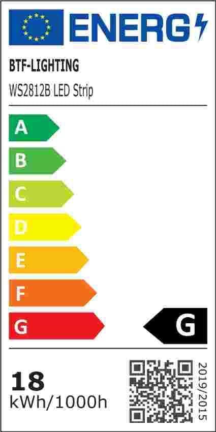 BTF-LIGHTING WS2812B ECO RGB LED Strip,UL Listed,Individually Addressable,16.4FT 30LED/m 150Pixel DC5V 5050SMD,Alloy Wire Flexible 3M Tape for DIY Chasing Color Project IP30(No Adapter or Controller)