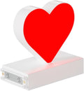 LED Magnetic, H 3.7" Light with Touch Control, Red, Dimmable